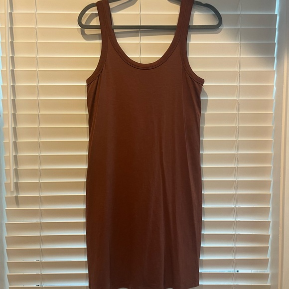 Lululemon Classic-Fit Cotton Blend Scoop Dress, sz 4, ancient copper - Picture 3 of 6